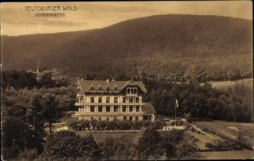 Ak Detmold in Nordrhein Westfalen, Hotel Johannaberg, Totalansicht vom Ort