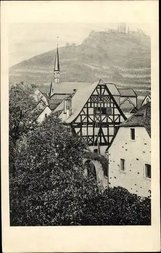 Ak Kobern Gondorf in Rheinland Pfalz, Haus Kirchweg 18, Fachwerkhaus