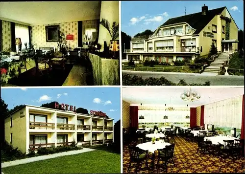 Ak Bad Segeberg in Schleswig Holstein, Hotel Haus Stefanie, Innenansichten