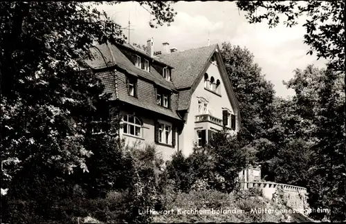 Ak Kirchheimbolanden in Rheinland-Pfalz, Müttergenesungsheim, Außenansicht