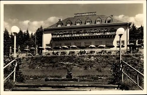 Ak Saalburg Ebersdorf Thüringen, Hotel Fürstenhöhe, Bes. H. Mutschmann