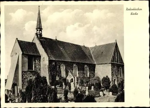 Ak Rodenkirchen Stadland Wesermarsch, St. Matthäus Kirche