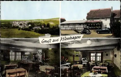 Ak Nienhagen Staufenberg in Niedersachsen, Gasthaus zur Linde, Inh. W. Schulte