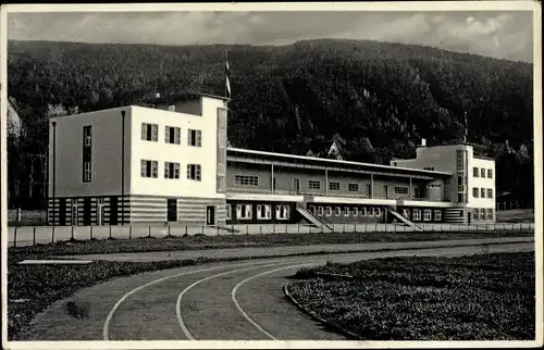 Ak Bad Blankenburg Thüringen, Turnschafterhaus, Laufbahn