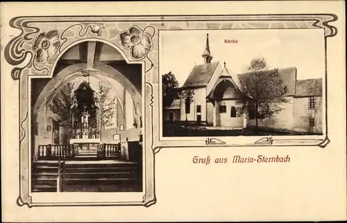 Ak Sternbach Niddatal in Hessen, Maria Sternbach, Kirche