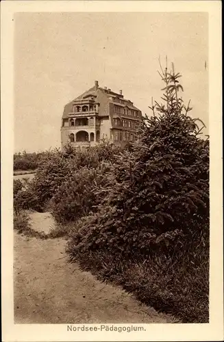 Ak Insel Föhr in Nordfriesland, Nordseesanatorium, Inh. Dr. med. Gmelin