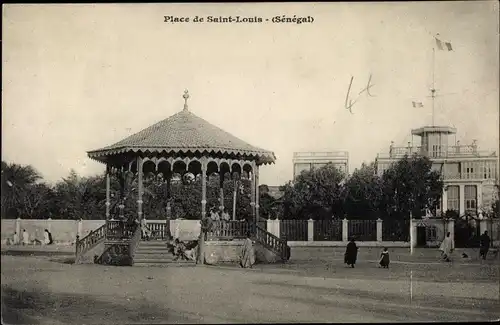 Ak Saint Louis Senegal, Place, Pavillon