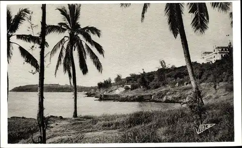 Ak Dakar Senegal, La Corniche, Klippenbucht