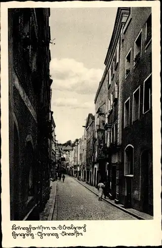 Ak Burghausen in Oberbayern, Herzog Georg Straße