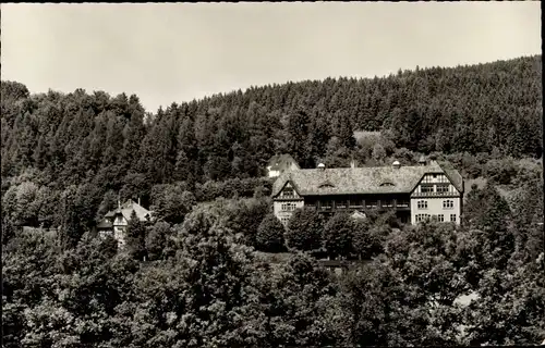 Ak Helsa Nordhessen, Blick zum Alterheim, Wald