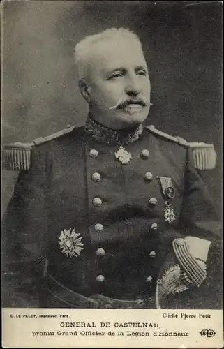 Ak Général de Castelnau, promu Grand Officier de la Légion d'Honneur
