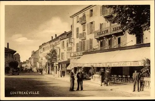 Ak Contrexéville Lothringen Vosges, Thermal Hotel, Restaurant Hotel des XII Apotres, Villa Centrale