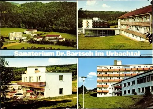 Ak Neukirchen Knüll im Schwalm Eder Kreis, Sanatorium Dr. Bartsch, Totale, Außenansichten 