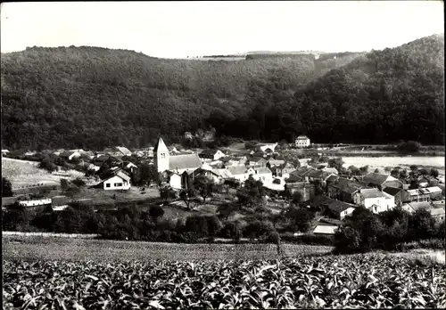 Ak Poupehan Bouillon Wallonien Luxemburg, Panorama vom Ort