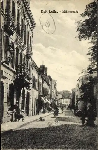 Ak Dieuze Duß Lothringen Moselle, Mühlenstraße