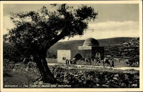Ak Betlehem Palästina, The Tomb of Rachel near Betlehem