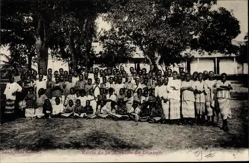 Ak Loango Republik Kongo Französisch Kongo, École de la Mission