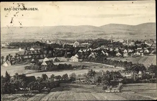 Ak Bad Oeynhausen in Westfalen, Panorama vom Ort