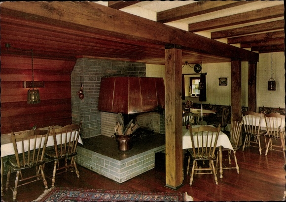 Ak Langenberg Velbert Nordrhein Westfalen Forsthaus Am Sender Inhaber Hans Peter Hornbach Kamin Nr 2041550 Oldthing Ansichtskarten Postleitz