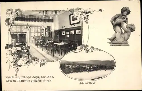 Ak Berlin Charlottenburg, Weinstuben Erdener Treppchen, Inh. Richard Pieske, Motzstraße 14