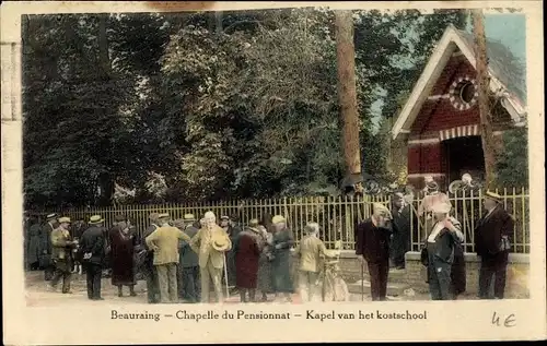 Ak Beauraing Wallonien Namur, Chapelle du Pensionnat, Kapel van het kostschool