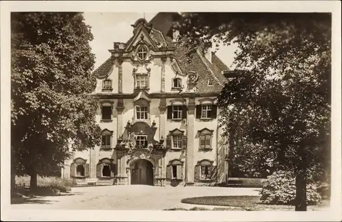 Ak Salem Bodenseekreis Baden Württemberg, Schloss, Eingang