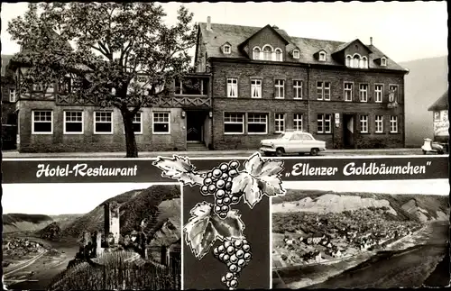 Ak Ellenz Poltersdorf Rheinland Pfalz, Hotel Restaurant Ellenzer Goldbäumchen, Bes. Weber Friedrichs