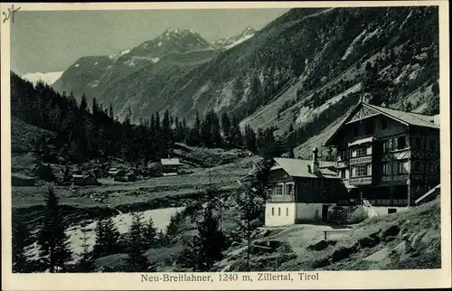 Ak Tirol, Neu Breitlahner, Zillertal, Landschaftspanorama