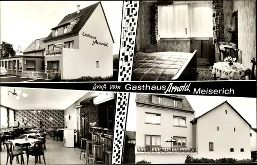 Ak Meiserich Ulmen Eifel, Gasthaus, Bes. Willi Arnold, Innenansichten