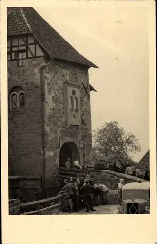 Foto Ak Lutherstadt Eisenach in Thüringen, Partie zur Wartburg