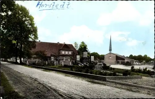 Ak Horstedt Sottrum in Niedersachsen, Ortspartie, Kapelle