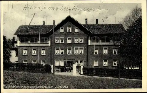 Ak Ottobeuren im Unterallgäu, Bezirkskrankenhaus und Erholungsheim