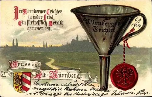 Ak Nürnberg in Franken, schöne Detailansicht