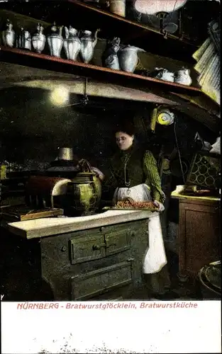 Ak Nürnberg in Franken, schöne Detailansicht