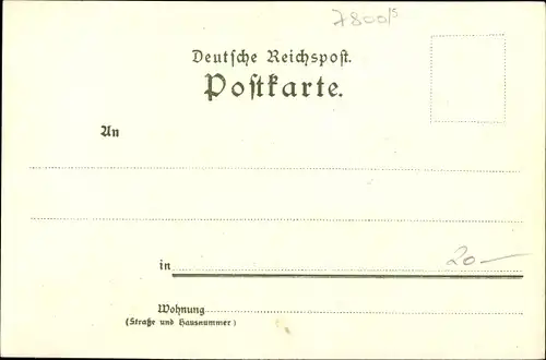 Ak Freiburg im Breisgau, schöne Detailansicht