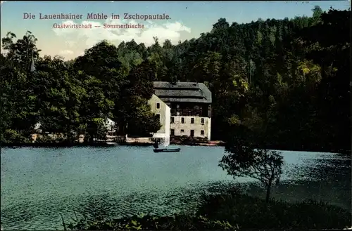 Ak Mittweida in Sachsen, Blick auf die Lauenhainer Mühle