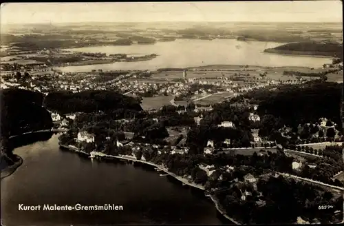 Ak Malente Gremsmühlen in Ostholstein, Fliegeraufnahme