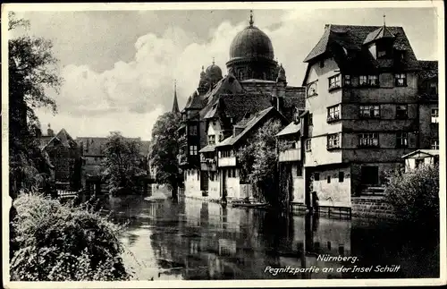 Ak Nürnberg in Franken, Synagoge, schöne Detailansicht
