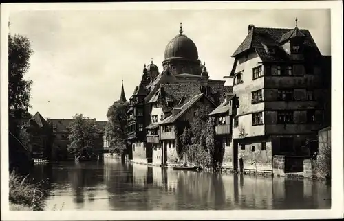 Ak Nürnberg in Franken, Synagoge, schöne Detailansicht