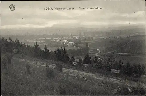Ak Han sur Lesse Rochefort Wallonien Namur, Vue panoramique
