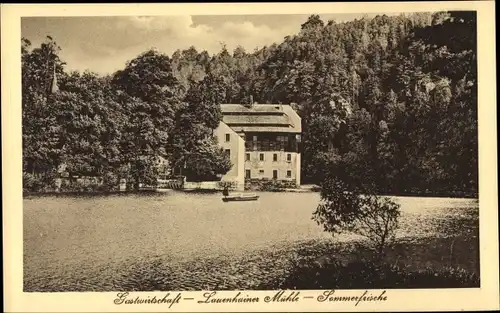 Ak Mittweida in Sachsen, Blick auf die Lauenhainer Mühle