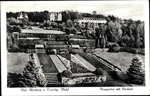 Ak Horn Bad Meinberg Nordrhein Westfalen, Berggarten mit Kurheim