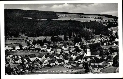 Ak Lenzkirch Hochschwarzwald, Blick auf den Ort mit Umgebung
