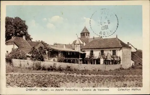 Ak Chervey Aube, Ancien Presbytère, Colonie de Vacances