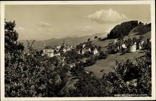 Ak Walzenhausen Kt. Appenzell Ausserrhoden Schweiz, Totalansicht vom Ort