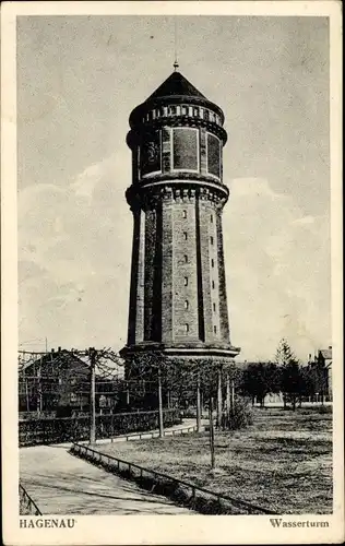 Ak Haguenau Hagenau Elsass Bas Rhin, Wasserturm