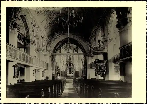 Foto Ak Celle in Niedersachsen, Stadtkirche, Innenansicht