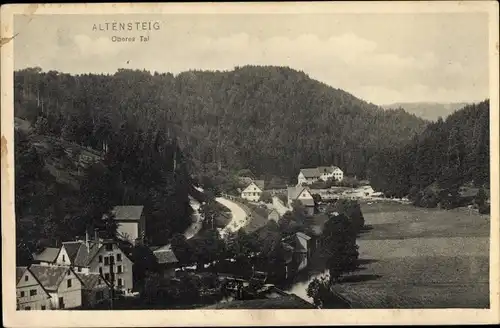 Ak Altensteig im Kreis Calw Baden Württemberg, Oberes Tal