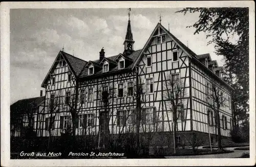 Ak Much NRW, Pension St. Josefshaus, Fachwerkhaus