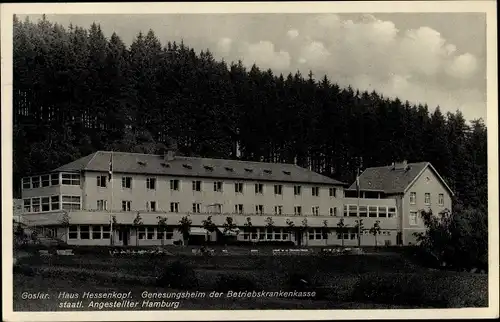 Ak Goslar, Haus Hessenkopf, Genesungsheim d. Betriebskrankenkasse staatl. Angestellter Hamburg